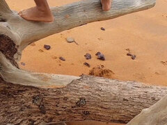 Plaža, Velika rit, Zrela, Zunaj, Solo