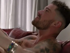 Anaal, Lieveling, Homo, Handbeurt, Zoenen, Ondergoed, Roodharige vrouw, Tieten likken