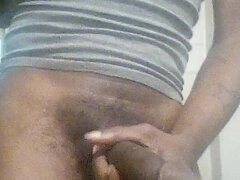 아메리카인, 큰 음경, 흑인, 집에서 만든, 수음, 혼자