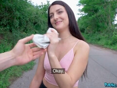 Obciąganie, Brunetka, Obciąganie, Na wolnym powietrzu, Punkt widzenia, Nastolatki