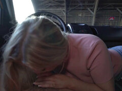 Driving instructor rams blonde slut