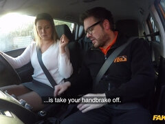 Czech Babe Orgasms After 1st Lesson 1 - Fake Driving School