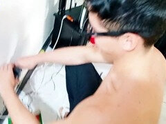 Amateur wife and teenager in a faithful home video