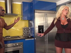 Hot MILF Cougar Alura Jenson Takes BBC Threesome - Wet Pussy Fucking!