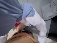 Indonesian Hijab Girl Clarelia Gets Brutal Doggy Style Fuck in Hotel by Jamsen