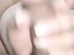 Netu Sucking Her Husband's Cock to Give Him a Desi Blowjob