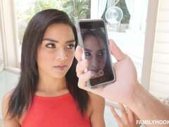 18 ans, Nana, Sucer une bite, Éjaculation interne, Fille latino, Maigrichonne, Adolescente, Nénés