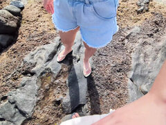 18 anni, Spiaggia, Venire in bocca, Pisello, Hd, All'aperto, Punto di vista pov, Ragazza