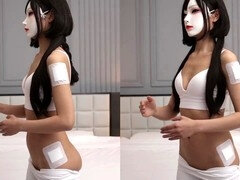 Asiatisch, Chinesisch, Puppe, Maske, Titten