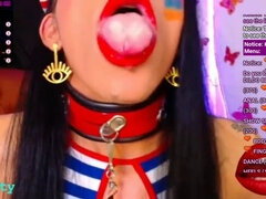 Anal, Masturbação, Hermafrodita andrógina, Solo chão, Tetas, Câmera de web webcam