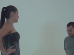 Støvletter, Brunette, Dominerende kvinne, Hæler, Skambelagt, Latex, Elskerinne