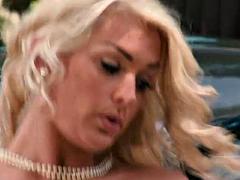 Tyttö, Blondi, Suihinotto, Alusvaatteet, Pornotähti