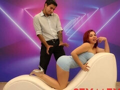 Grosser arsch, Grosser schwanz, Grosse titten, Blasen, Hundestellung, Milf, Kurzes haar, Titten