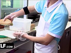 Amerikansk, Blondine, Pik sutte, Lækker, Fuld film, Hd, Kæmpe stor, Offentlig