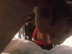 Preview - COUGAR with ring gag, faux lips, throat and facial cumshot