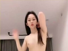 Enthousiasteling, Aziatisch, Bruinharig, Huisgemaakt, Masturbatie, Vrouw