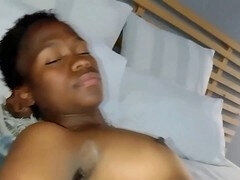 Afrikansk, Amatør, Rumpe til munn, Svart, Mørk, Petite, Fitte, Pupper