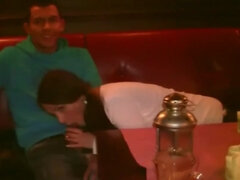 Boquete, Facial, Dinheiro, Público, Chupar, Sexo grupal a três