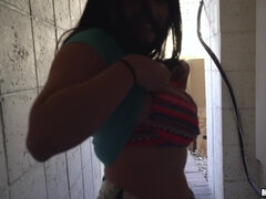 Amador amadora, Traseiro, Bebê, Peitos grandes, Dinheiro, Público, Xoxota, Tetas