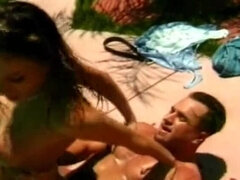 Amatör, Stora tuttar, Brunett, Hardcore, Utomhus, Offentlig, Fitta, Grov