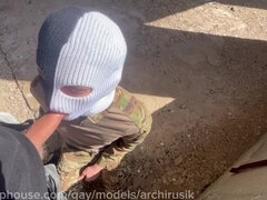 Military Twink Gets Fucked Hard After College Lessons! Cum on the Ass