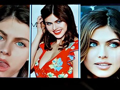 Alexandra Daddario with a tribute