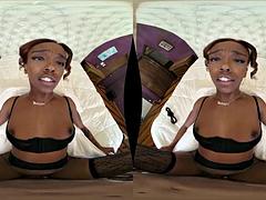 Tridimensional, Negroa, Boquete, Britânico, Ébano negroa, Pontos de vista, Realidade