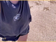 Playa, Tetas grandes, Madres para coger, Al aire libre, Solo