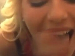 A young blonde nympho always wants to come and get fucked outdoors