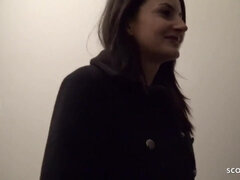 Cocky whoremonger pays skinny Czech Tina for sex