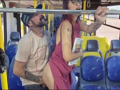 Hot Student Molested by Old Pervert on Public Bus!