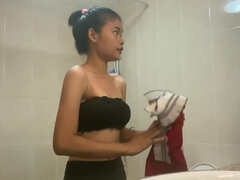 18, Asiat, Babe, Pik sutte, Slikning, Lingerie, Fisse, Teenager