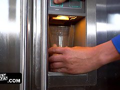 Blondynka, Obciąganie, Słodka, Styl na pieska, Twarzowy, Hd, Naturalne cycki, Skarpety