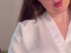 Amatoriale, Brunetta, Linguaggio sporco, Fetish, Piede fetish, Lingerie, Mamma che vorrei scoparmi, Nylon