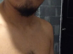 This Cute Boy Shows What a Bull in the Bathroom