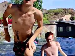 Anal, Gay bicha veado, Grupo, Orgia, Festa, Piscina