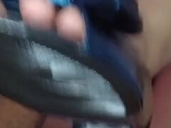 Enthousiasteling, Voetbeurt, Latijnse vrouw, Ondergoed, Gezichtspunt