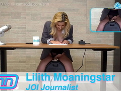 Blonde TV Anchor Rides Sybian and Cums Hard on Live Cam