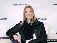 Wannabe Violette pink thinks this pornography audition...