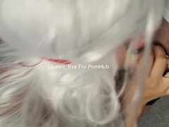 Store bryster, Utro, Buttet, Creme tærte, Hårdt, Italiener, Pov, Kone