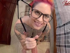 Cumizás, Mélytorok, Pénisz, Kőkemény, Hd, Érett feleség, Természetes mellek, Harisnya