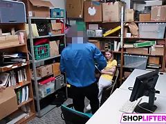 Shoplifting Sweety Catarina Gets Drilled