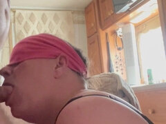 A Nice Morning Face Fuck on Her Knees