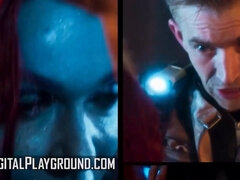 Digitalplayground - observe bombshell Amber Jayne and Danny D screw in an deserted spaceship