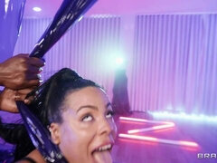 Luna Star takes big black cock deep in her asshole