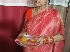 On Rakshabandhan, Step Sister Tied Rakhi to Step Brother and Showed Her Pussy as a Gift