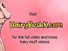 Wild hairy MILF enjoys missionary fuck after kissing