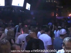 Insatiable And Free-For-All Nymphs Bare Out Partying With Me