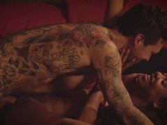 흑인, 오랄섹스, 사정 샷, 하드코어, Hd, 대단히, 자연의 가슴, 젖가슴