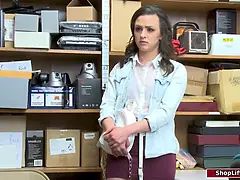 Teen babe analed by officer for stealing